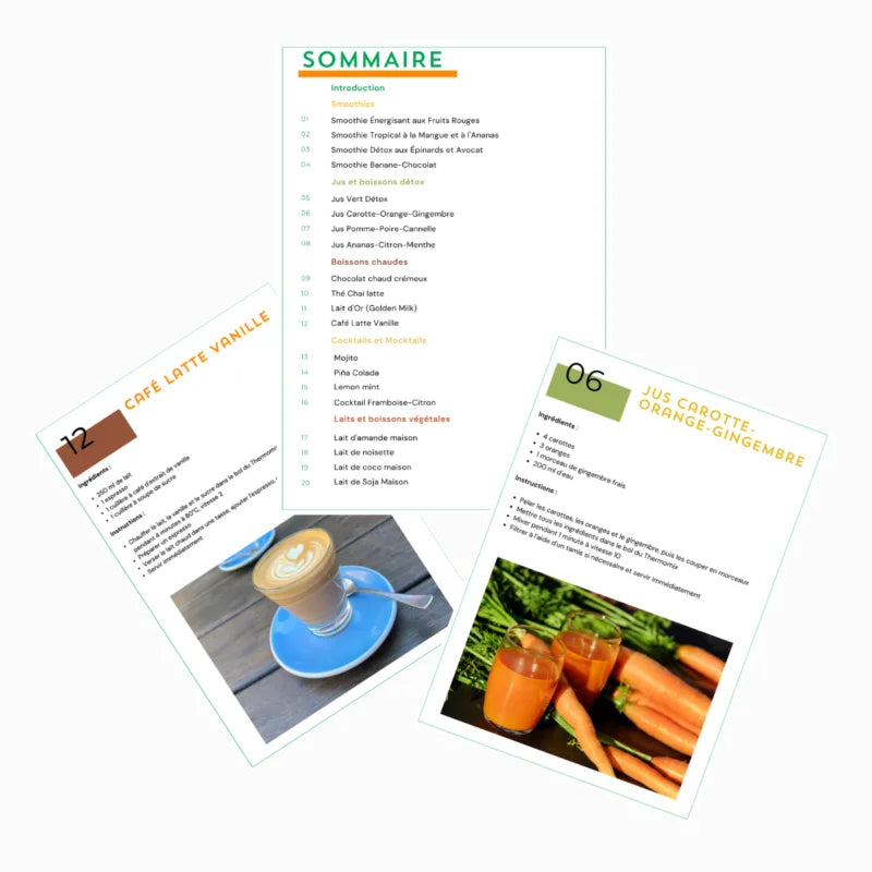 eBook – 20 boissons maison au Thermomix