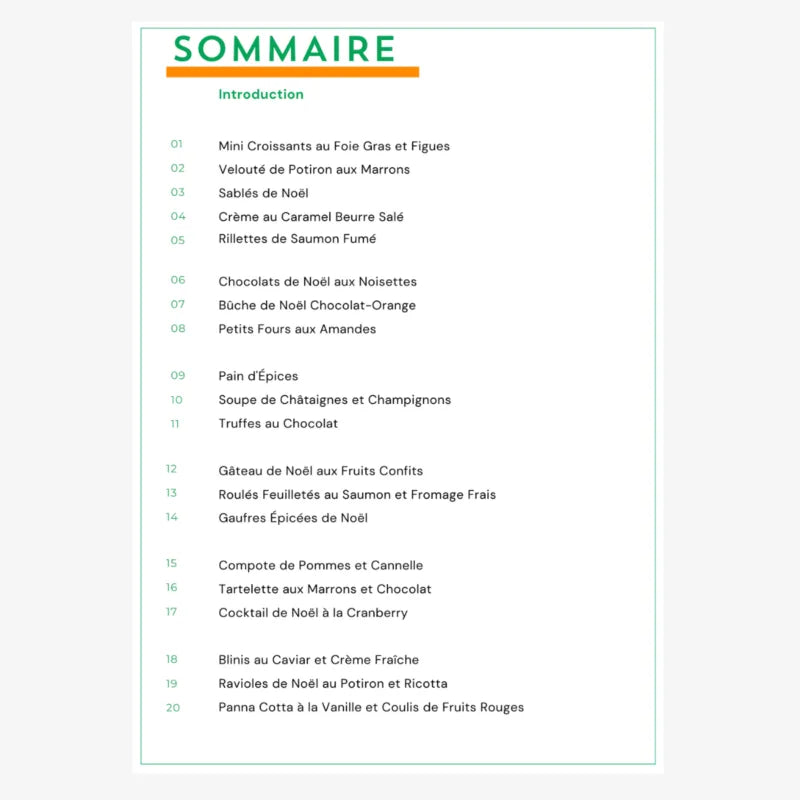 eBook – 20 recettes pour Noël au Thermomix