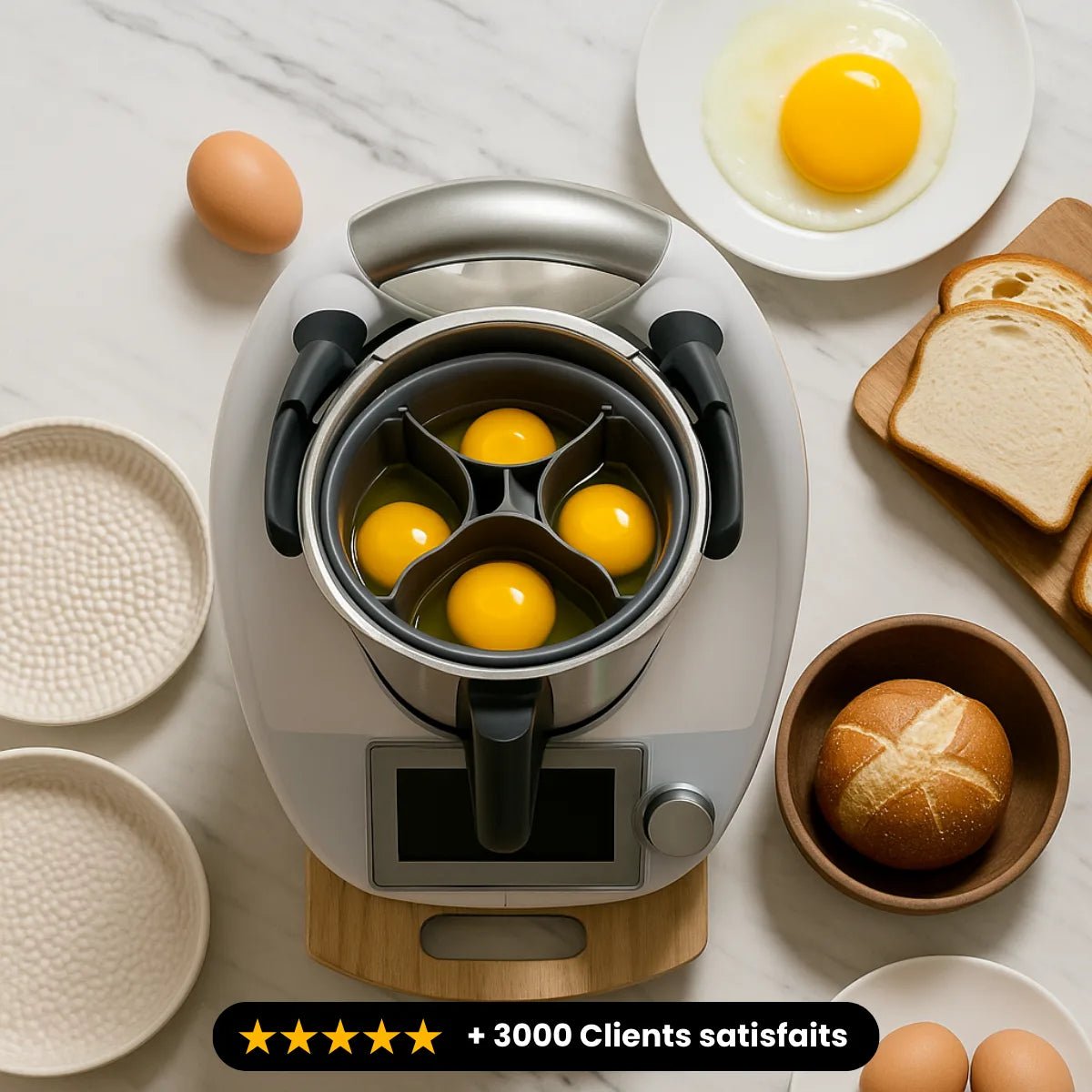 Cuiseur à oeufs pour Thermomix TM6/TM5/TM31 - Chefimix