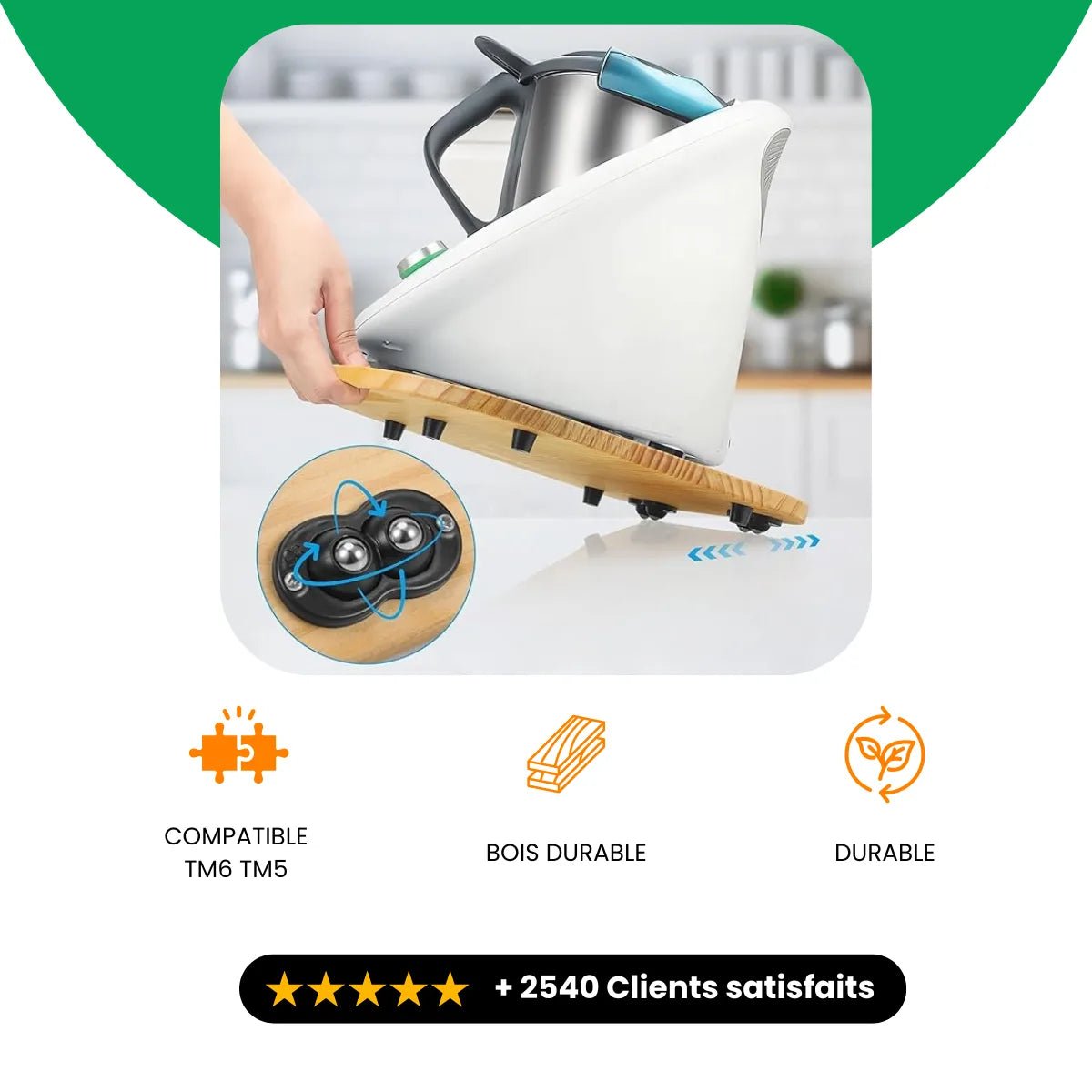 Planche en bois pour Thermomix TM6/TM5 - Chefimix